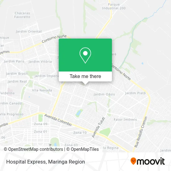 Hospital Express map