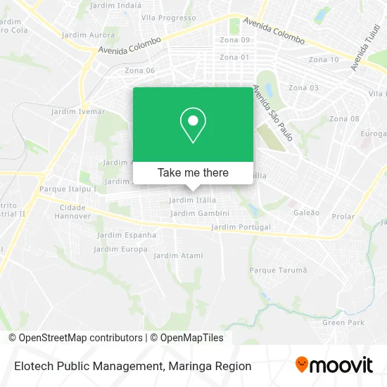 Elotech Public Management map