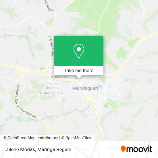 Zilene Modas map