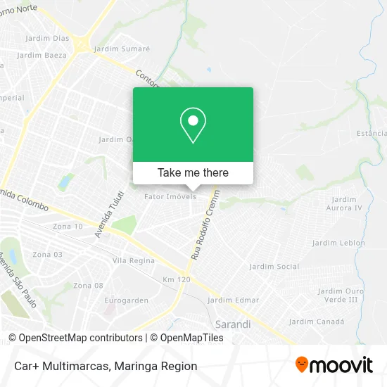 Car+ Multimarcas map