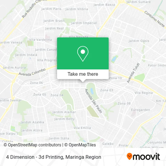 4 Dimension - 3d Printing map