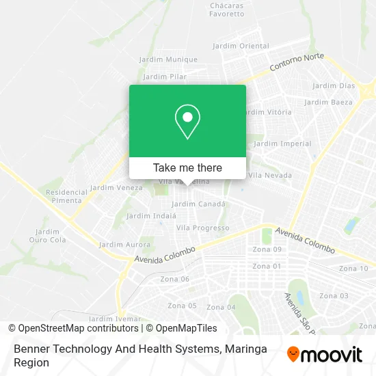 Benner Technology And Health Systems map