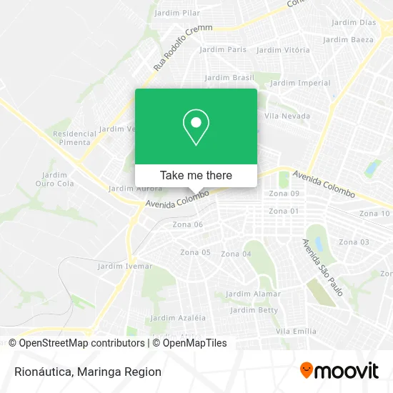Rionáutica map
