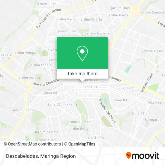 Descabeladas map