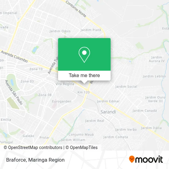 Braforce map