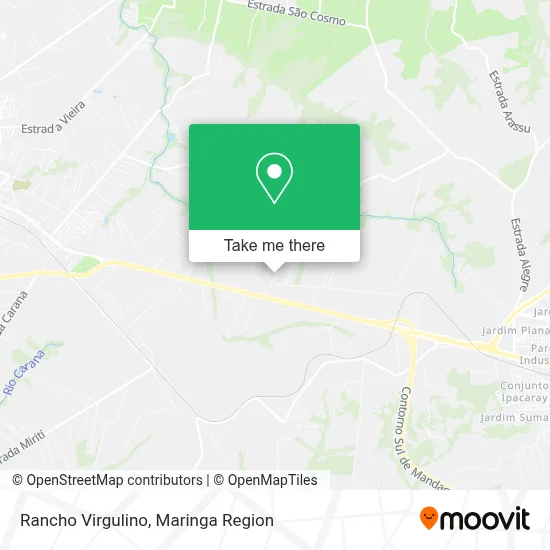 Rancho Virgulino map