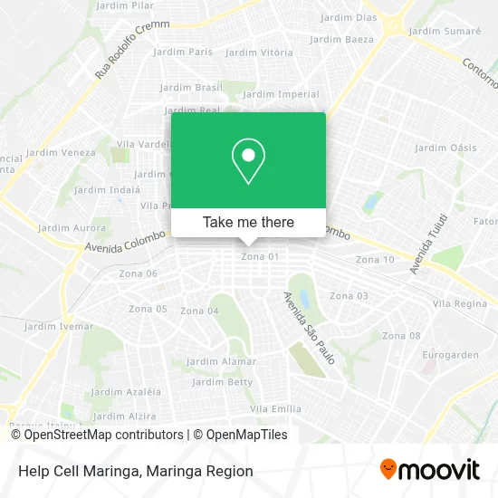 Help Cell Maringa map