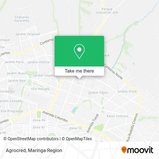 Agrocred map