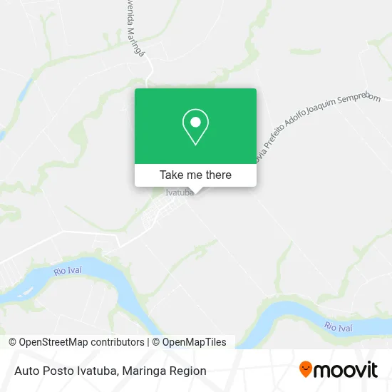 Auto Posto Ivatuba map
