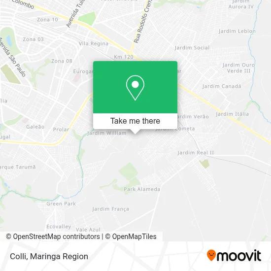 Colli map