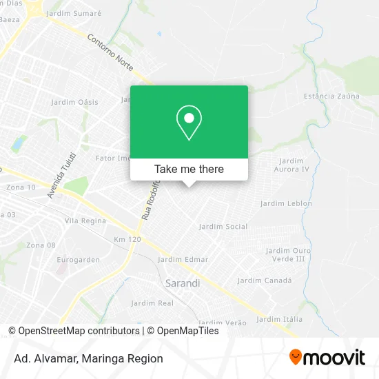 Ad. Alvamar map