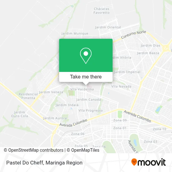 Pastel Do Cheff map
