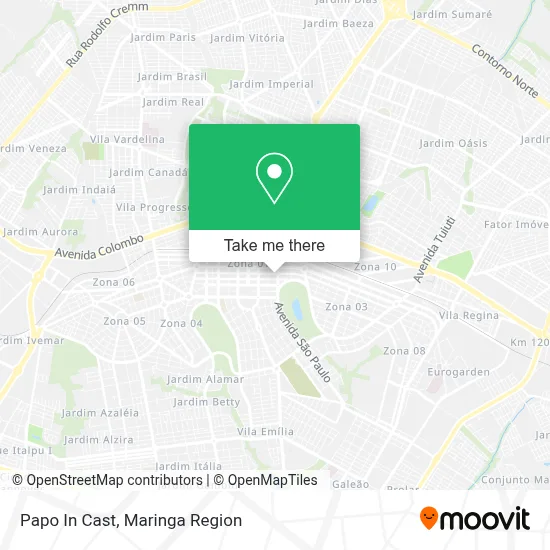 Papo In Cast map