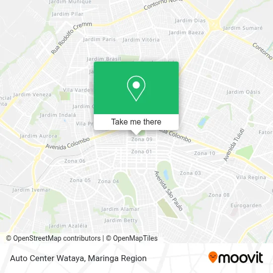 Auto Center Wataya map