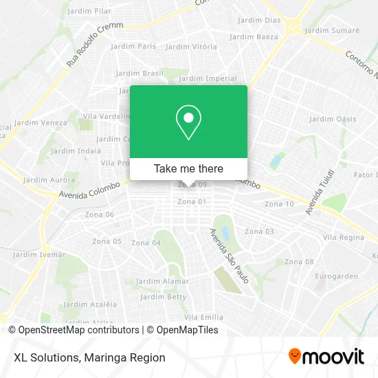 XL Solutions map