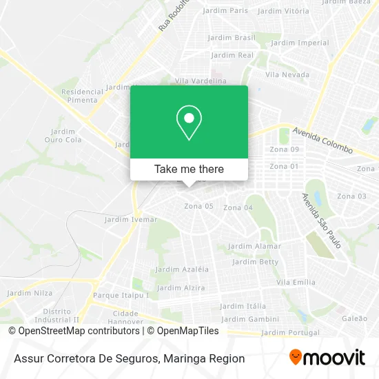 Assur Corretora De Seguros map