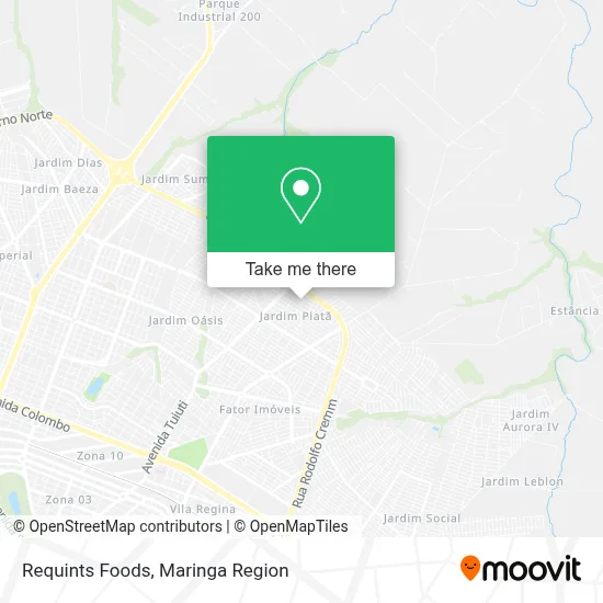 Requints Foods map