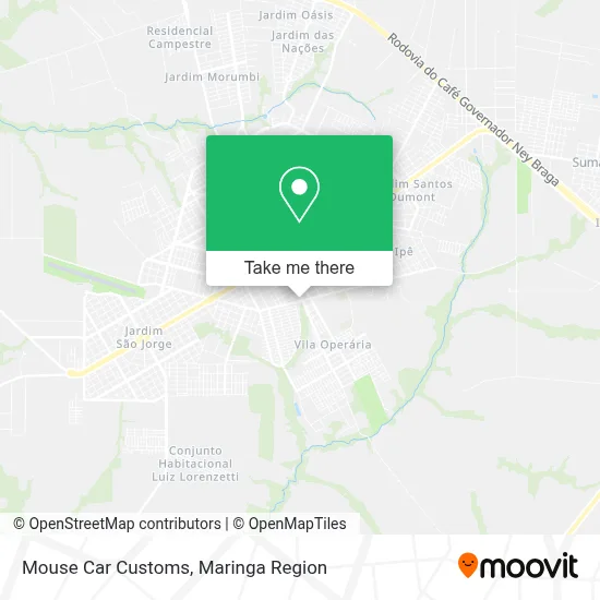 Mouse Car Customs map