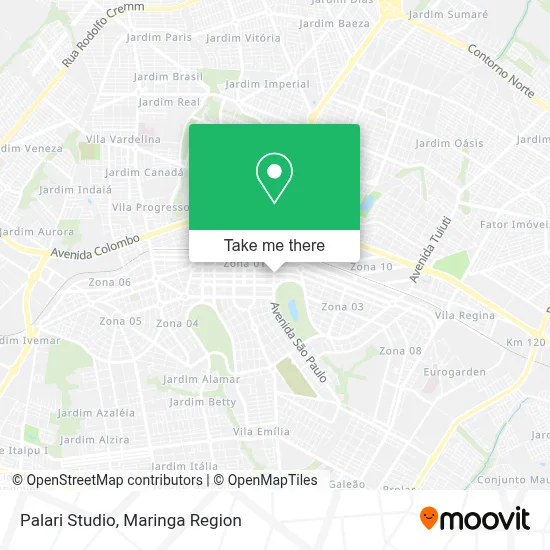 Palari Studio map