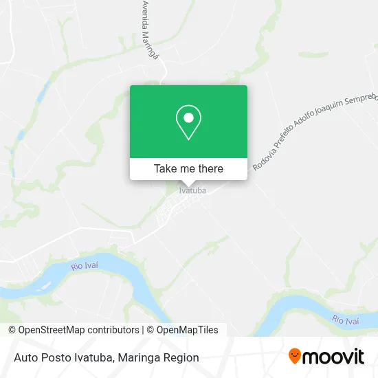 Auto Posto Ivatuba map