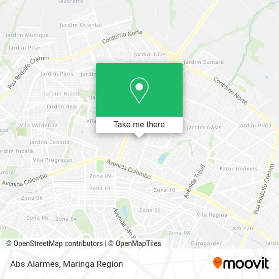 Abs Alarmes map