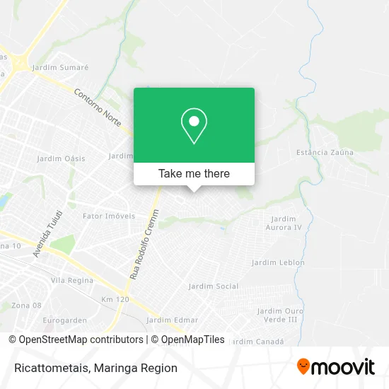 Ricattometais map