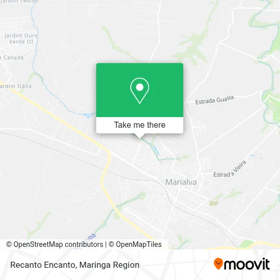 Recanto Encanto map