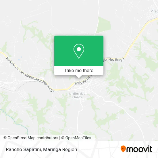 Rancho Sapatini map