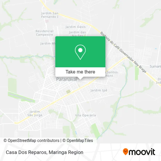 Casa Dos Reparos map