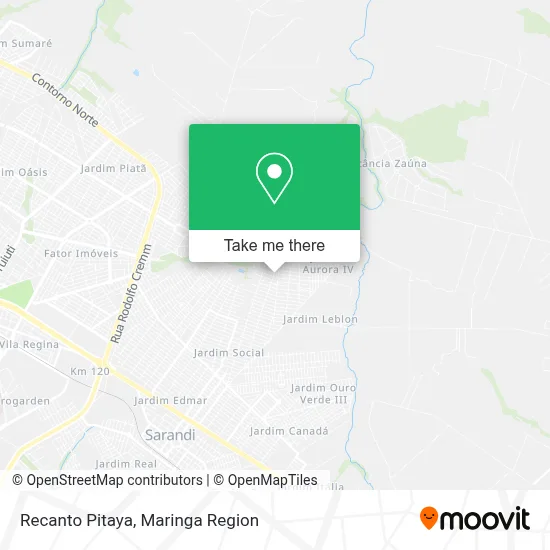 Recanto Pitaya map