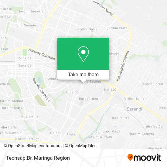 Techsap.Br map