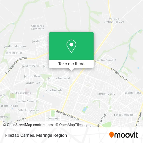Filezão Carnes map