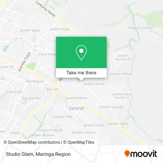 Studio Glam map