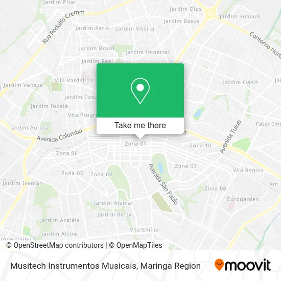 Musitech Instrumentos Musicais map