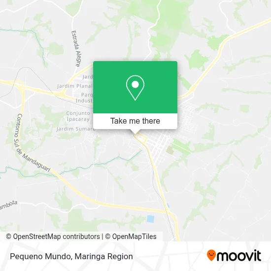 Pequeno Mundo map