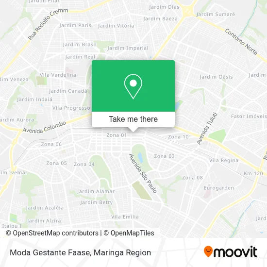 Moda Gestante Faase map