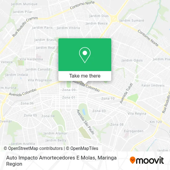 Auto Impacto Amortecedores E Molas map