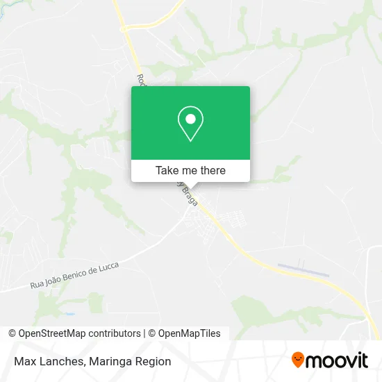 Max Lanches map