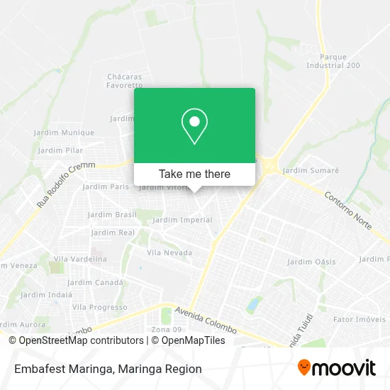 Embafest Maringa map