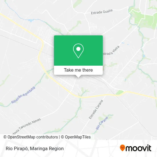 Rio Pirapó map