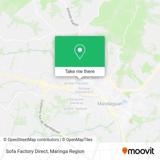 Sofa Factory Direct map