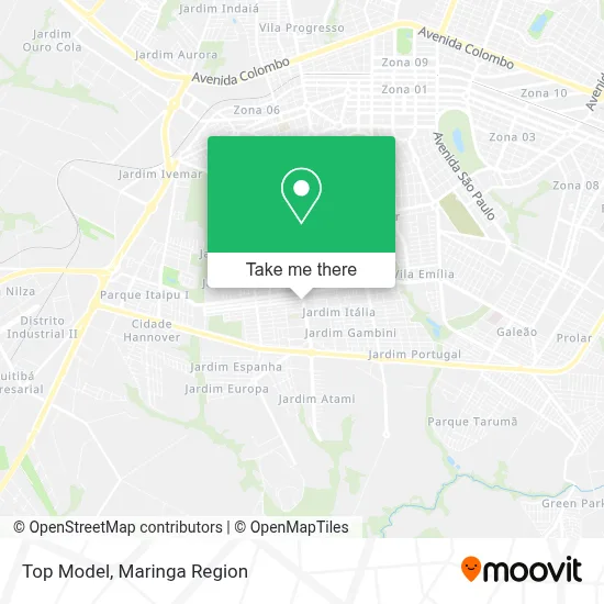 Top Model map