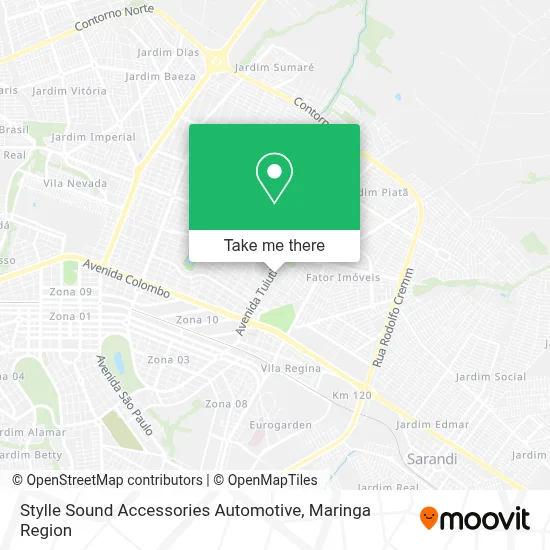 Stylle Sound Accessories Automotive map