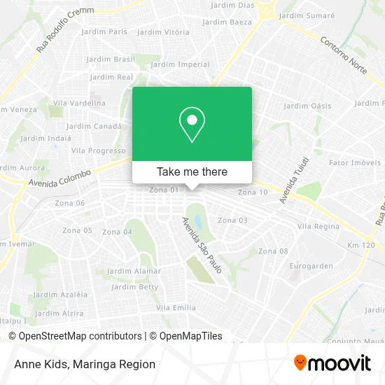 Anne Kids map