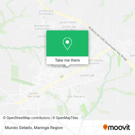 Mundo Gelado map
