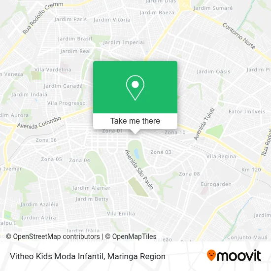 Vitheo Kids Moda Infantil map