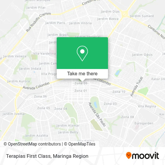 Terapias First Class map
