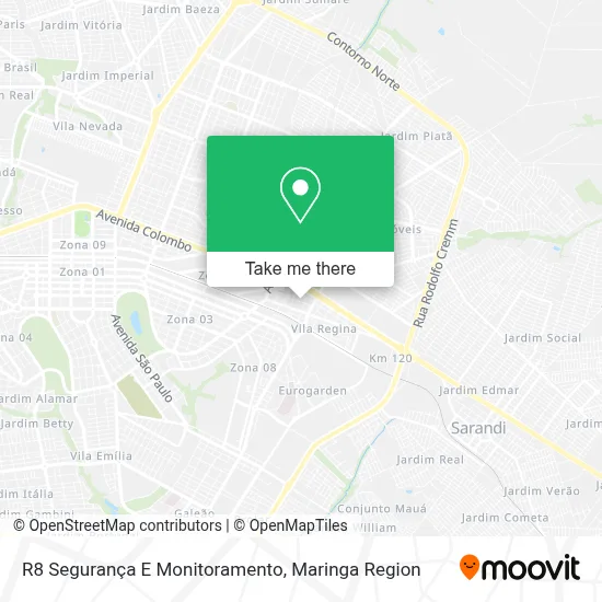 R8 Segurança E Monitoramento map