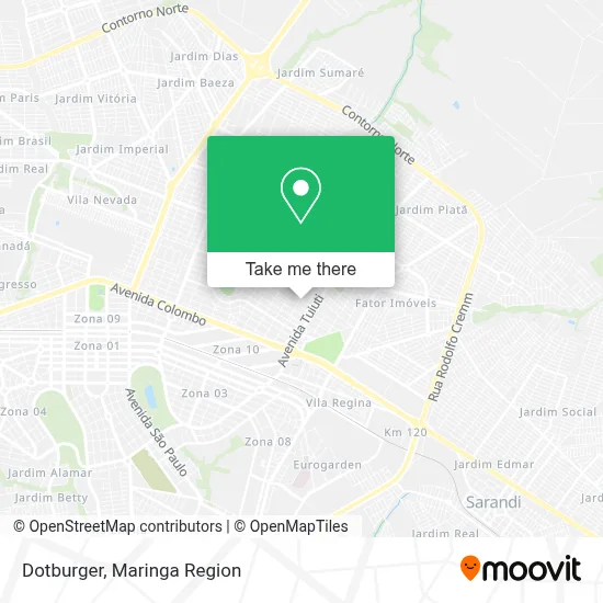 Dotburger map