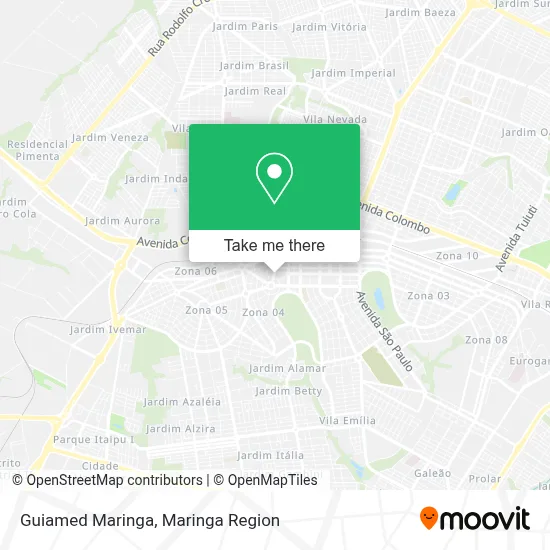 Guiamed Maringa map